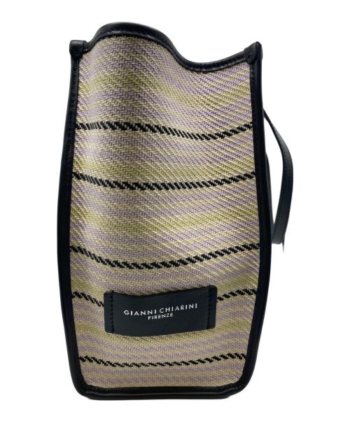 GIANNI CHIARINI（ジャンニ キアリーニ）GIANNI CHIARINI (ジャンニ キアリーニ) MLTROPE / VAR.LILA ピンク×グリーンの古着・服飾アイテム