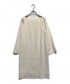 DES PRESデ プレ）の古着「ライトダブルクロス パフスリーブワンピース」｜アイボリー