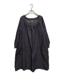 lisette（リゼッタ）の古着「リネン100% ワンピース」｜パープル