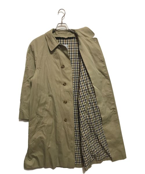 Aquascutum（アクアスキュータム）Aquascutum (アクアスキュータム) ステンカラーコート ベージュ サイズ:なし（下記参照）の古着・服飾アイテム