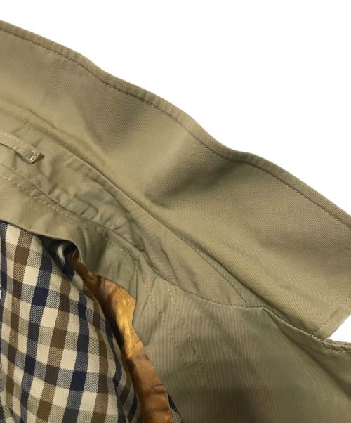 Aquascutum（アクアスキュータム）Aquascutum (アクアスキュータム) ステンカラーコート ベージュ サイズ:なし（下記参照）の古着・服飾アイテム