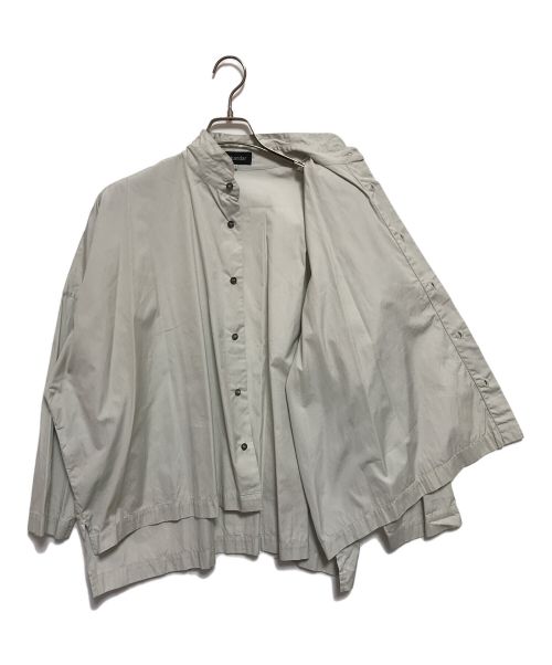 eskandar（エスカンダー）ESKANDAR (エスカンダー) スタンドカラーシャツ グレー サイズ:SIZE 1の古着・服飾アイテム