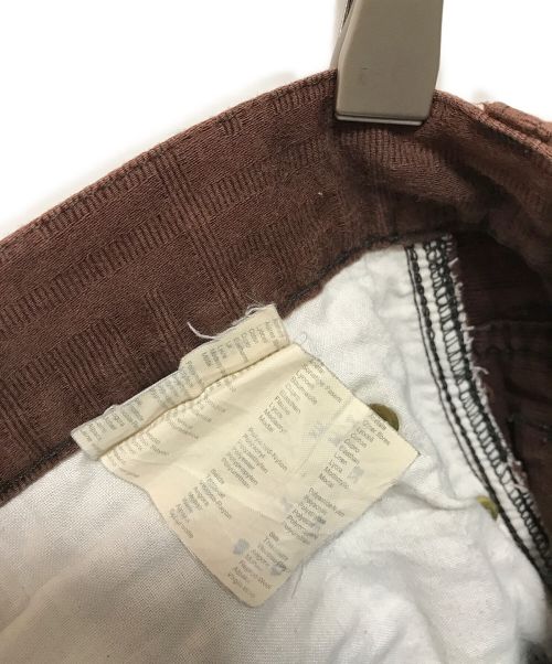 FENDI JEANS（フェンディ ジーンズ）FENDI jeans (フェンディ ジーンズ) ズッカ柄パンツ ブラウン サイズ:SIZE 28の古着・服飾アイテム