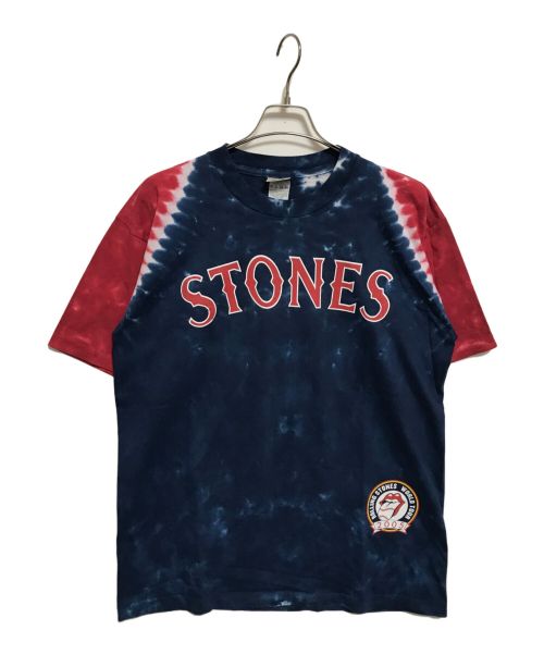 LIQUID BLUE（リキッドブルー）LIQUID BLUE (リキッドブルー) 00’SプリントTシャツ ブルー×レッド サイズ:Lの古着・服飾アイテム