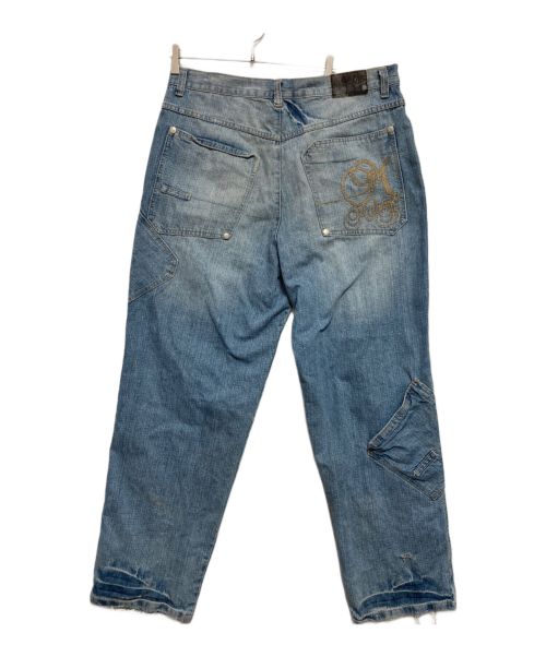 MAKAVELI BRANDED（マキャヴェリブランド）MAKAVELI BRANDED (マキャヴェリブランド) デニムパンツ インディゴ サイズ:40の古着・服飾アイテム