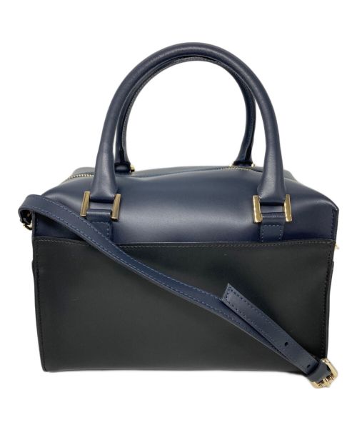 Gianni Notaro（ジャンニ ノターロ）GIANNI NOTARO (ジャンニ ノターロ) 2WAYショルダーバッグ ネイビー×ブラックの古着・服飾アイテム