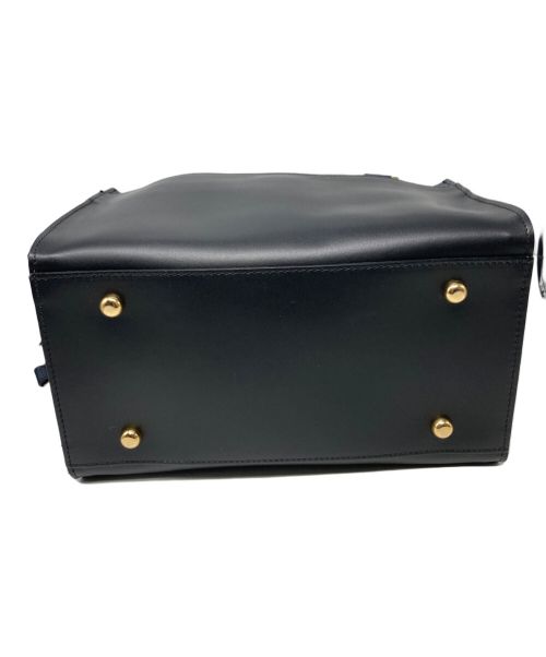 Gianni Notaro（ジャンニ ノターロ）GIANNI NOTARO (ジャンニ ノターロ) 2WAYショルダーバッグ ネイビー×ブラックの古着・服飾アイテム