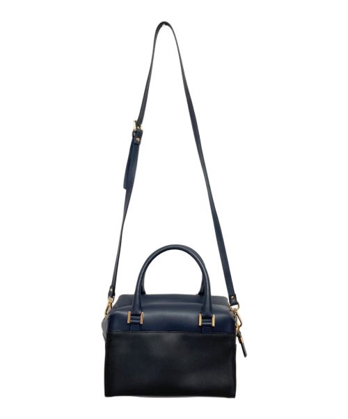 Gianni Notaro（ジャンニ ノターロ）GIANNI NOTARO (ジャンニ ノターロ) 2WAYショルダーバッグ ネイビー×ブラックの古着・服飾アイテム