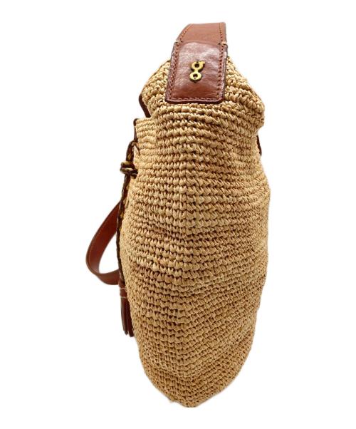 genten（ゲンテン）genten (ゲンテン) ラフィアバッグ ベージュの古着・服飾アイテム