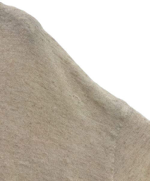 BEARDSLEY（ビアズリー）BEARDSLEY (ビアズリー) リネン切替ブラウス ベージュ サイズ:FREEの古着・服飾アイテム