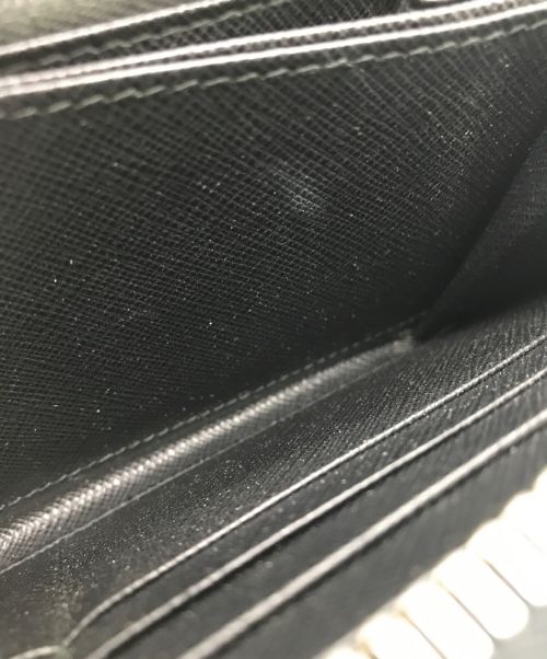 PRADA（プラダ）PRADA (プラダ) サフィアーノラウンドジップウォレット ネイビーの古着・服飾アイテム