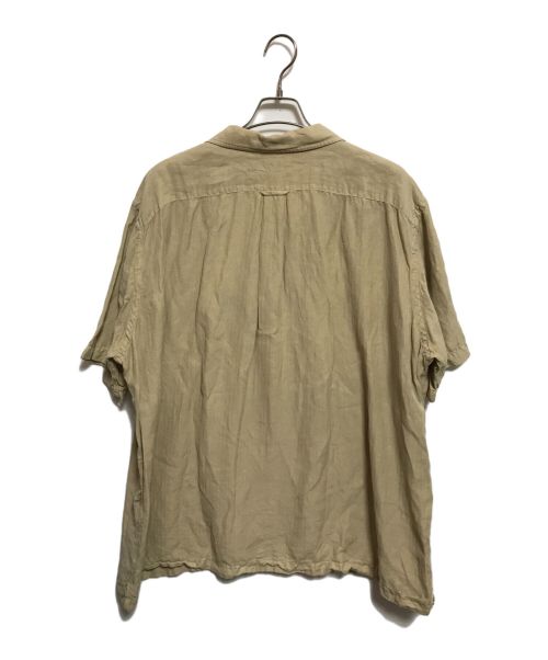 POLO RALPH LAUREN（ポロ・ラルフローレン）POLO RALPH LAUREN (ポロ・ラルフローレン) ヘリンボーンオープンカラーシャツ ベージュ サイズ: 2XBの古着・服飾アイテム