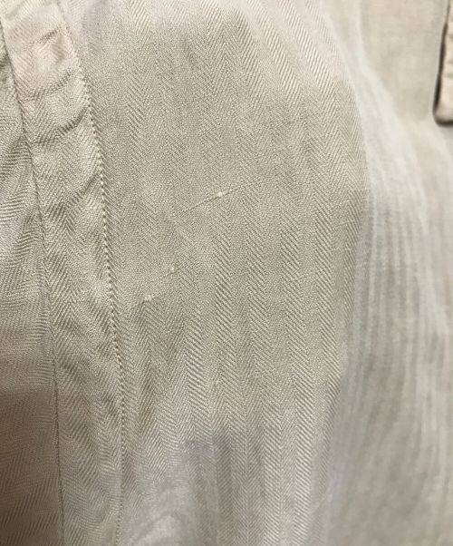 POLO RALPH LAUREN（ポロ・ラルフローレン）POLO RALPH LAUREN (ポロ・ラルフローレン) ヘリンボーンオープンカラーシャツ ベージュ サイズ: 2XBの古着・服飾アイテム