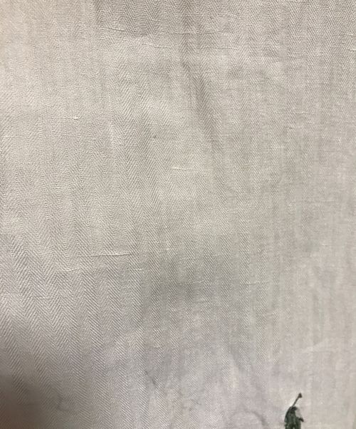 POLO RALPH LAUREN（ポロ・ラルフローレン）POLO RALPH LAUREN (ポロ・ラルフローレン) ヘリンボーンオープンカラーシャツ ベージュ サイズ: 2XBの古着・服飾アイテム