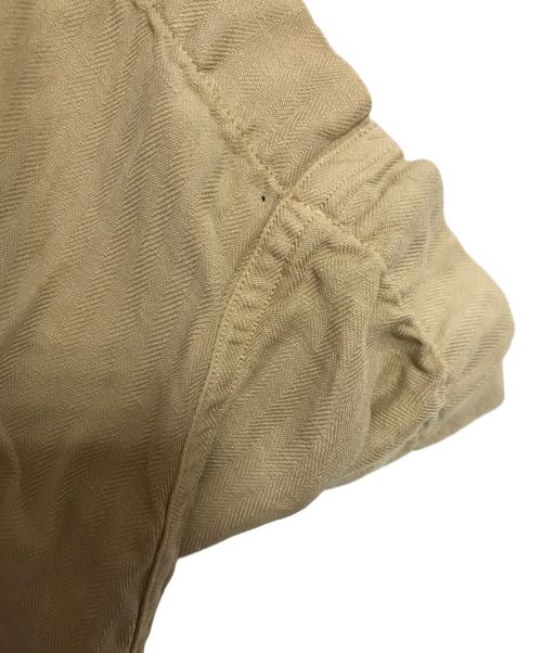 POLO RALPH LAUREN（ポロ・ラルフローレン）POLO RALPH LAUREN (ポロ・ラルフローレン) ヘリンボーンオープンカラーシャツ ベージュ サイズ: 2XBの古着・服飾アイテム