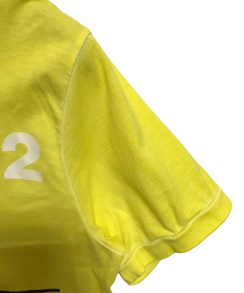 DSQUARED2（ディースクエアード）DSQUARED2 (ディースクエアード) プリントTシャツ イエロー サイズ:下記参照の古着・服飾アイテム