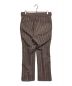 Needles (ニードルズ) Side Tab Troueser - PE/W Glen Plaid. / Bordeaux ブラウン サイズ:M：11000円