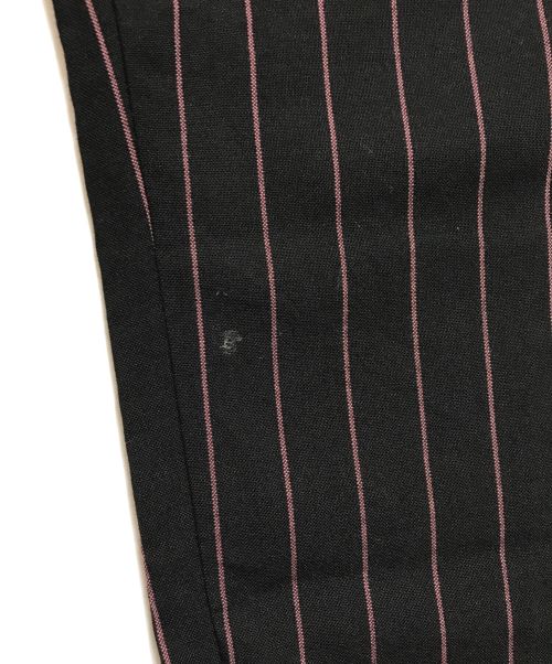 WACKO MARIA GUILTY PARTIES（ワコマリア ギルティーパーティー）WACKO MARIA GUILTY PARTIES (ワコマリア ギルティーパーティー) ストライプスラックス ネイビー×ピンク サイズ:Lの古着・服飾アイテム