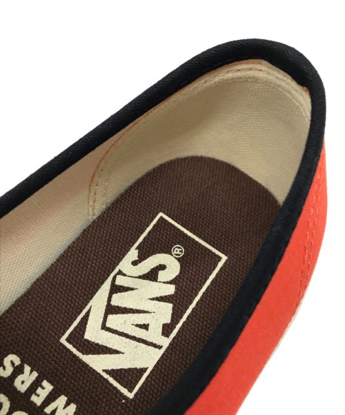 VANS（ヴァンズ）VANS (バンズ) ALL GOOD FLOWERS AUTHENTIC オレンジ×ブルー サイズ:23.5cm 未使用品の古着・服飾アイテム