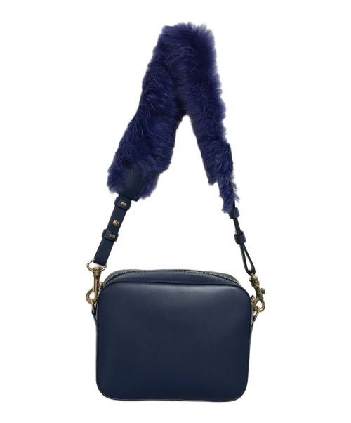 IACUCCI（イアクッチ）IACUCCI (イアクッチ) ファーストラップ付きショルダーバッグ ネイビーの古着・服飾アイテム