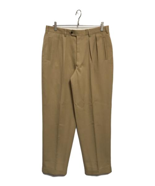 pHIZ menswear（USED）pHIZ menswear (USED) 2タックスラックス ベージュ サイズ:34の古着・服飾アイテム