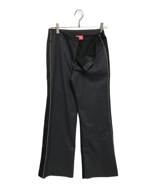 DIESEL（ディーゼル）DIESEL (ディーゼル) P-Forty フレアパンツ グレー×ブラック サイズ:42の古着・服飾アイテム