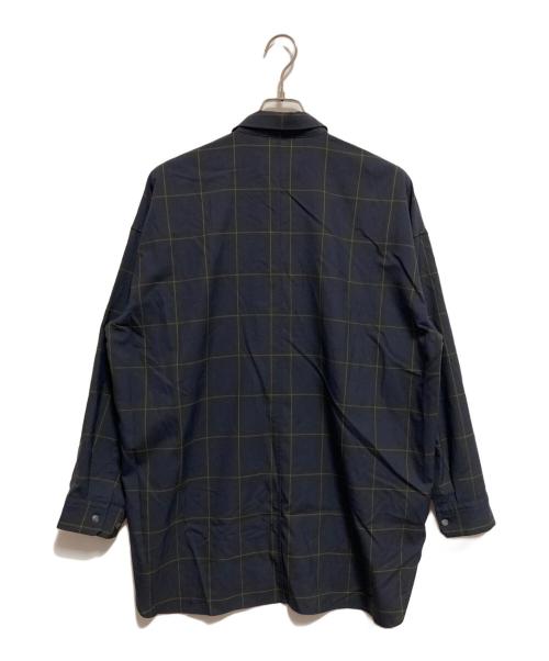 PUBLIC TOKYO（パブリックトウキョウ）PUBLIC TOKYO (パブリックトウキョウ) TWチェックオーバーシャツ ネイビー サイズ:1の古着・服飾アイテム
