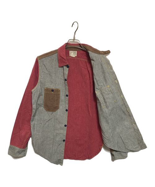 freewheelers（フリーホイーラーズ）FREEWHEELERS (フリーホイーラーズ) 切替シャツ マルチカラー サイズ:15の古着・服飾アイテム