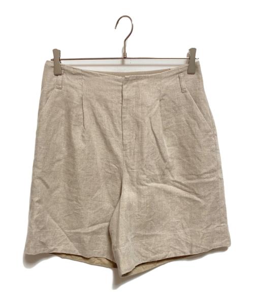 GALLARDA GALANTE（ガリャルダガランテ）GALLARDA GALANTE (ガリャルダガランテ) ヘビーリネンショートパンツ ベージュ サイズ:1の古着・服飾アイテム