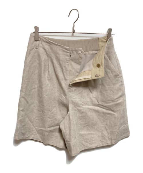 GALLARDA GALANTE（ガリャルダガランテ）GALLARDA GALANTE (ガリャルダガランテ) ヘビーリネンショートパンツ ベージュ サイズ:1の古着・服飾アイテム