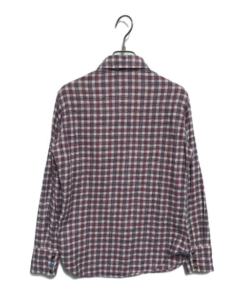 45R（フォーティファイブ・アール）45R (フォーティーファイブアール) より杢の908イースタンネルシャツ ピンク サイズ:下記参照の古着・服飾アイテム