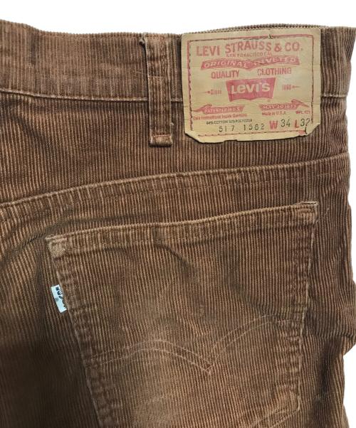 LEVI'S（リーバイス）LEVI'S (リーバイス) 80’S 517コーデュロイパンツ ブラウン サイズ:34×32の古着・服飾アイテム
