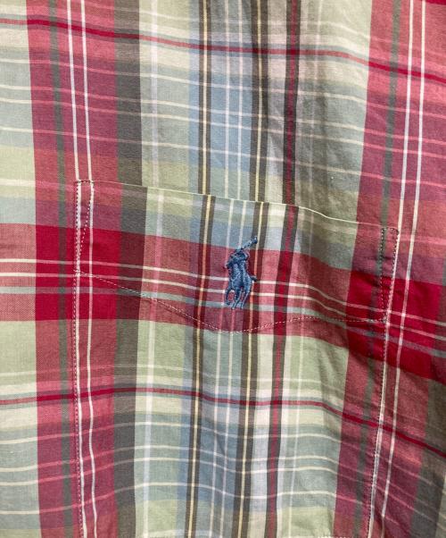 RALPH LAUREN（ラルフローレン）RALPH LAUREN (ラルフローレン) チェックBDシャツ レッド×グリーン サイズ:Lの古着・服飾アイテム