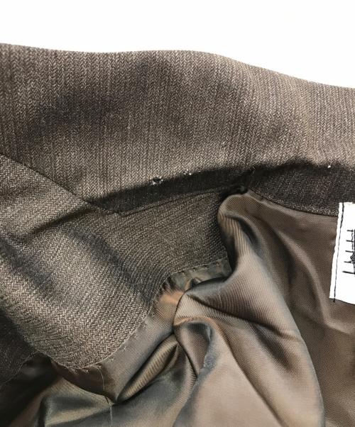 HEIHEI（ヘイヘイ）HEIHEI (ヘイヘイ) 半袖切替ジャケット風ワンピース ブラウン サイズ:A7の古着・服飾アイテム