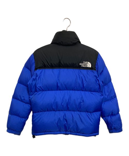 THE NORTH FACE（ザ ノース フェイス）THE NORTH FACE (ザ ノース フェイス) ヌプシダウンジャケット ブラック×ブルー サイズ:Mの古着・服飾アイテム