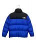THE NORTH FACE (ザ ノース フェイス) ヌプシダウンジャケット ブラック×ブルー サイズ:M：14000円