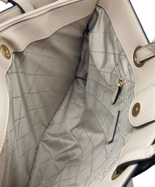 MICHAEL KORS（マイケル・コース）MICHAEL KORS (マイケルコース) トートバッグ ベージュの古着・服飾アイテム