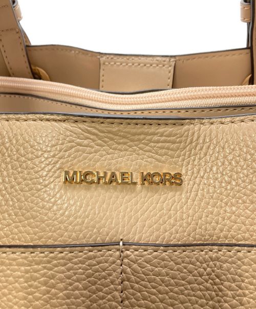 MICHAEL KORS（マイケル・コース）MICHAEL KORS (マイケルコース) トートバッグ ベージュの古着・服飾アイテム