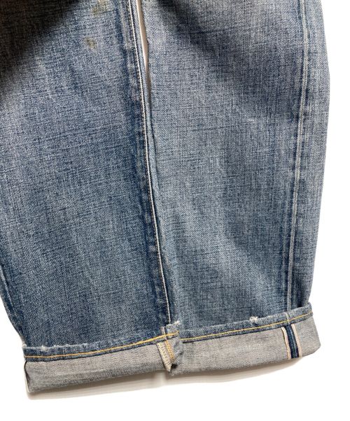 RRL（ダブルアールエル）RRL (ダブルアールエル) ボタンフライストレ-トデニムパンツ インディゴ サイズ:31×34の古着・服飾アイテム