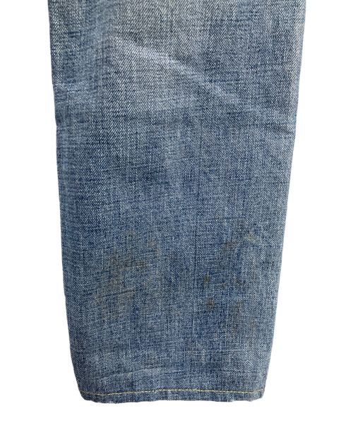 RRL（ダブルアールエル）RRL (ダブルアールエル) ボタンフライストレ-トデニムパンツ インディゴ サイズ:31×34の古着・服飾アイテム