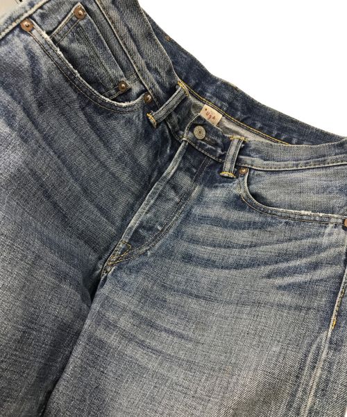 RRL（ダブルアールエル）RRL (ダブルアールエル) ボタンフライストレ-トデニムパンツ インディゴ サイズ:31×34の古着・服飾アイテム