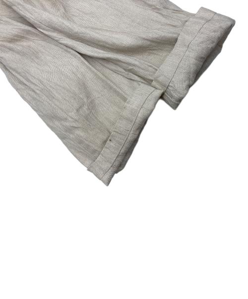 LEINWANDE（ラインヴァンド）LEINWANDE (ラインヴァンド) Belted Linen Jumpsuits ベージュ サイズ:Mの古着・服飾アイテム