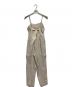 LEINWANDE (ラインヴァンド) Belted Linen Jumpsuits ベージュ サイズ:M：4000円