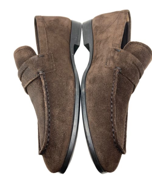 TOD'S（トッズ）TOD'S (トッズ) スウェードコインローファー ブラウン サイズ:5 1/2の古着・服飾アイテム