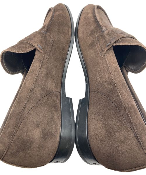 TOD'S（トッズ）TOD'S (トッズ) スウェードコインローファー ブラウン サイズ:5 1/2の古着・服飾アイテム