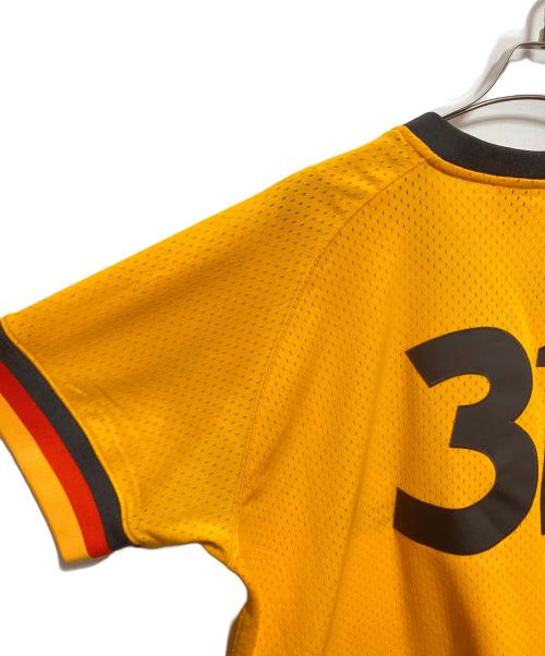 MITCHELL & NESS（ミッチェルアンドネス）MITCHELL & NESS (ミッチェルアンドネス) Cooperstown COLLECTION (クーパースダウンコレクション) ゲームシャツ イエロー サイズ:XLの古着・服飾アイテム