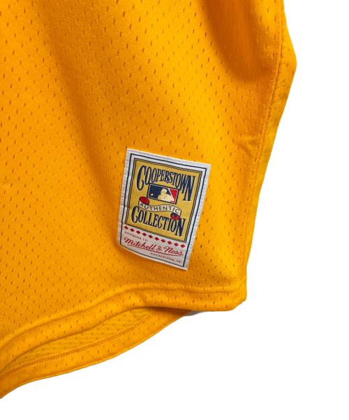 MITCHELL & NESS（ミッチェルアンドネス）MITCHELL & NESS (ミッチェルアンドネス) Cooperstown COLLECTION (クーパースダウンコレクション) ゲームシャツ イエロー サイズ:XLの古着・服飾アイテム