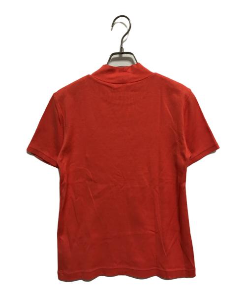 ENFOLD（エンフォルド）ENFOLD (エンフォルド) ＳＴＡＮＤ－ＮＥＣＫ ＣＯＭＰＡＣＴ Ｔ－ＳＨＩＲＴ オレンジ サイズ:SIZE 38の古着・服飾アイテム