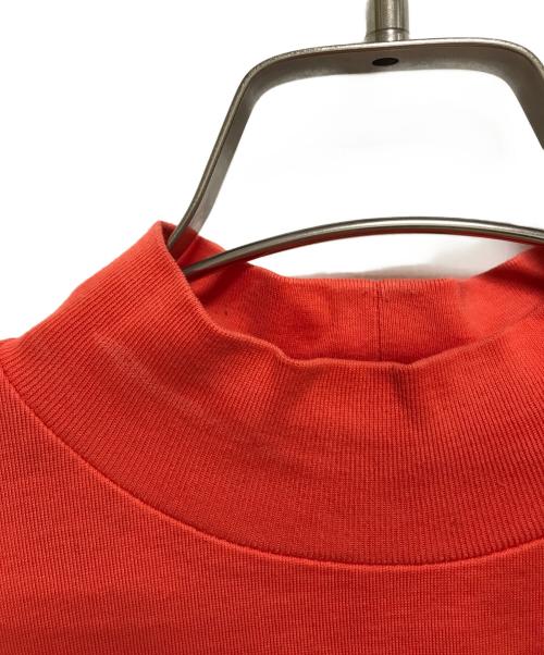 ENFOLD（エンフォルド）ENFOLD (エンフォルド) ＳＴＡＮＤ－ＮＥＣＫ ＣＯＭＰＡＣＴ Ｔ－ＳＨＩＲＴ オレンジ サイズ:SIZE 38の古着・服飾アイテム