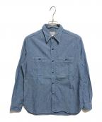 BUZZ RICKSON'Sバズリクソンズ）の古着「シャンブレーワークシャツ」｜ブルー